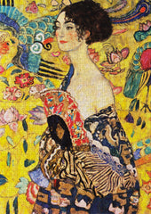 Enjoy Puzzle: Lady with a Fan by Gustav Klimt 1000pc Puzzle