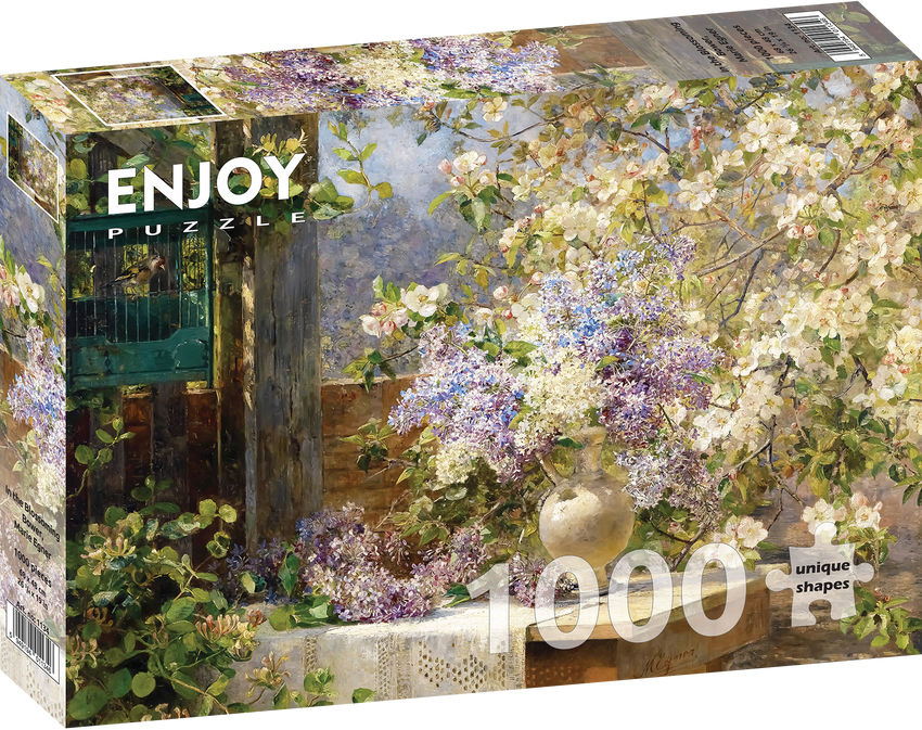 Enjoy Puzzle: In the Blossoming Bower by Marie Egner 1000pc Puzzle