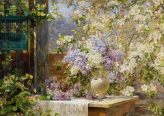 Enjoy Puzzle: In the Blossoming Bower by Marie Egner 1000pc Puzzle