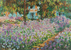 Enjoy Puzzle: The Artist Garden at Giverny by Claude Monet