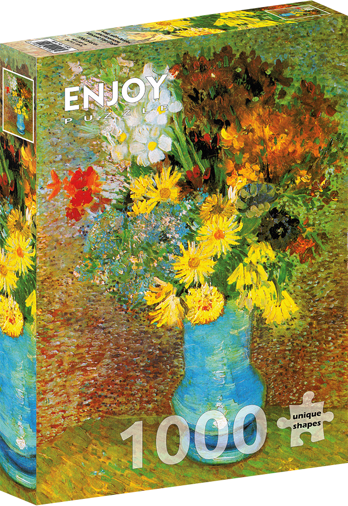 Enjoy Puzzle: Vase with Daisies and Anemones by Vincent Van Gogh 1000pc Puzzle