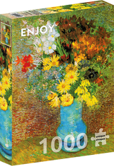 Enjoy Puzzle: Vase with Daisies and Anemones by Vincent Van Gogh 1000pc Puzzle