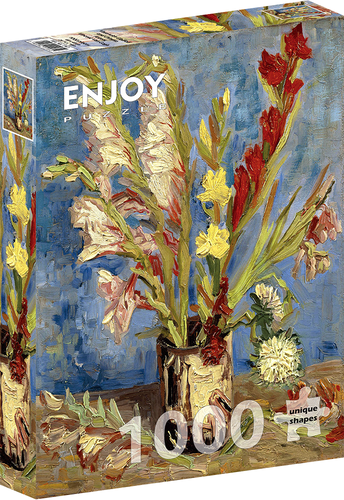 Enjoy Puzzle: Vase with Gladioli and Chinese Asters by incent Van Gogh 1000pc Puzzle