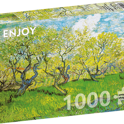 Jigsaw Puzzles, Enjoy Puzzle: Orchard in Blossom by Vincent Van Gogh