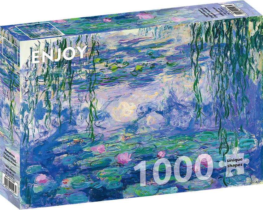 Enjoy Puzzle: Waterlilies by Claude Monet 1000pc Puzzle