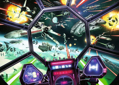 Jigsaw Puzzles, Ravensburger: Star Wars TIE Fighter Cockpit 1000pc Puzzle