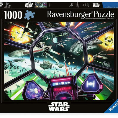 Jigsaw Puzzles, Ravensburger: Star Wars TIE Fighter Cockpit 1000pc Puzzle
