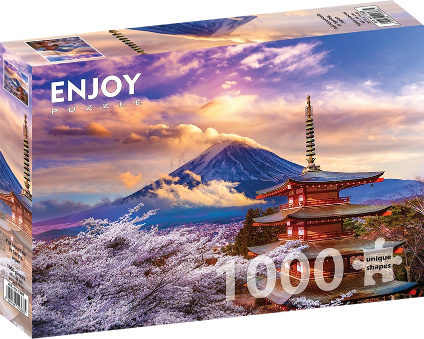 Enjoy Puzzle: Fuji Mountain in Spring 1000pc Puzzle