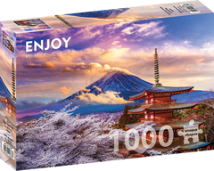 Enjoy Puzzle: Fuji Mountain in Spring 1000pc Puzzle