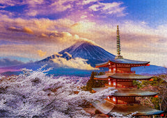 Enjoy Puzzle: Fuji Mountain in Spring 1000pc Puzzle