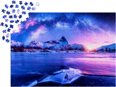 Enjoy Puzzle: Milky Way over Lofoten Island 1000pc Puzzle