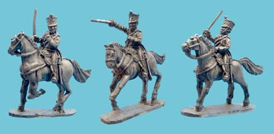 Miniatures, Age of Napoleon: French Chasseur Charging in Habit-Long