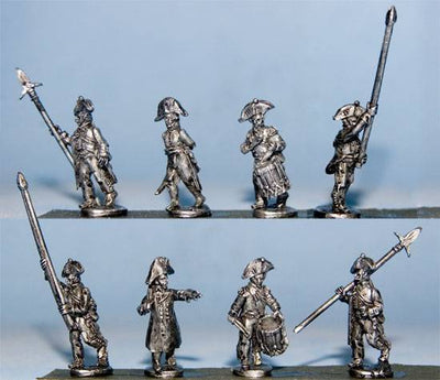 Miniatures, Prussian Musketeer Command 1806