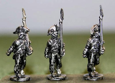 Miniatures, Prussian Musketeer March Attack 1806