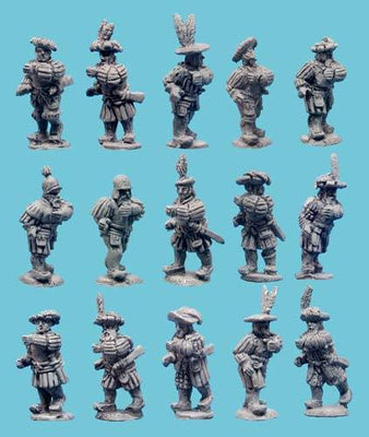 Miniatures, Italian Wars: Landsknechts Heavy Pikemen Advancing