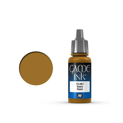 Hobby Paint, Game Color Ink: Sepia 17ml Old Formation