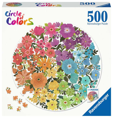 Jigsaw Puzzles, Circle of Colors: Flowers 500pc Puzzle