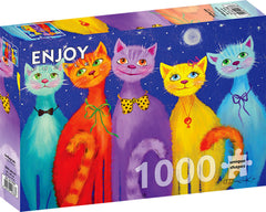 Enjoy Puzzle: Smiling Cats 1000pc Puzzle