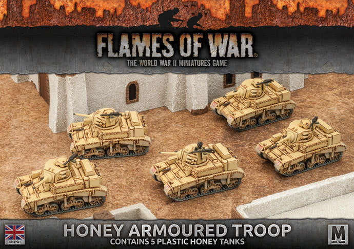 Flames of War: Desert Rats Honey Armoured Troop