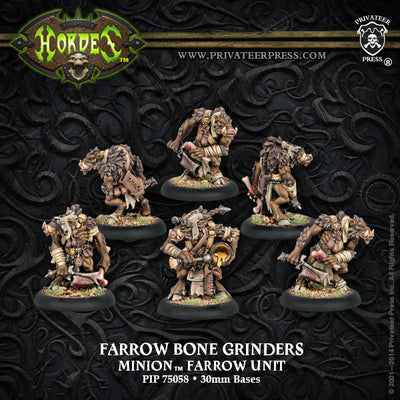 Miniatures, Hordes: Minions – Farrow Bone Grinders Unit