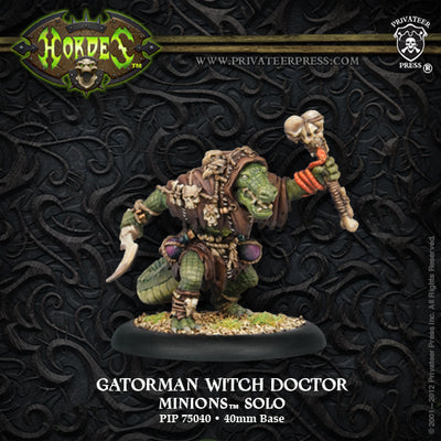 All Products, Hordes: Minions – Gatorman Witch Doctor