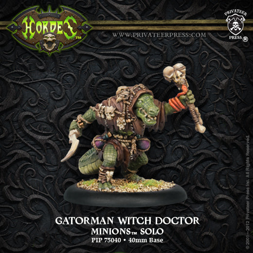 Hordes: Minions – Gatorman Witch Doctor