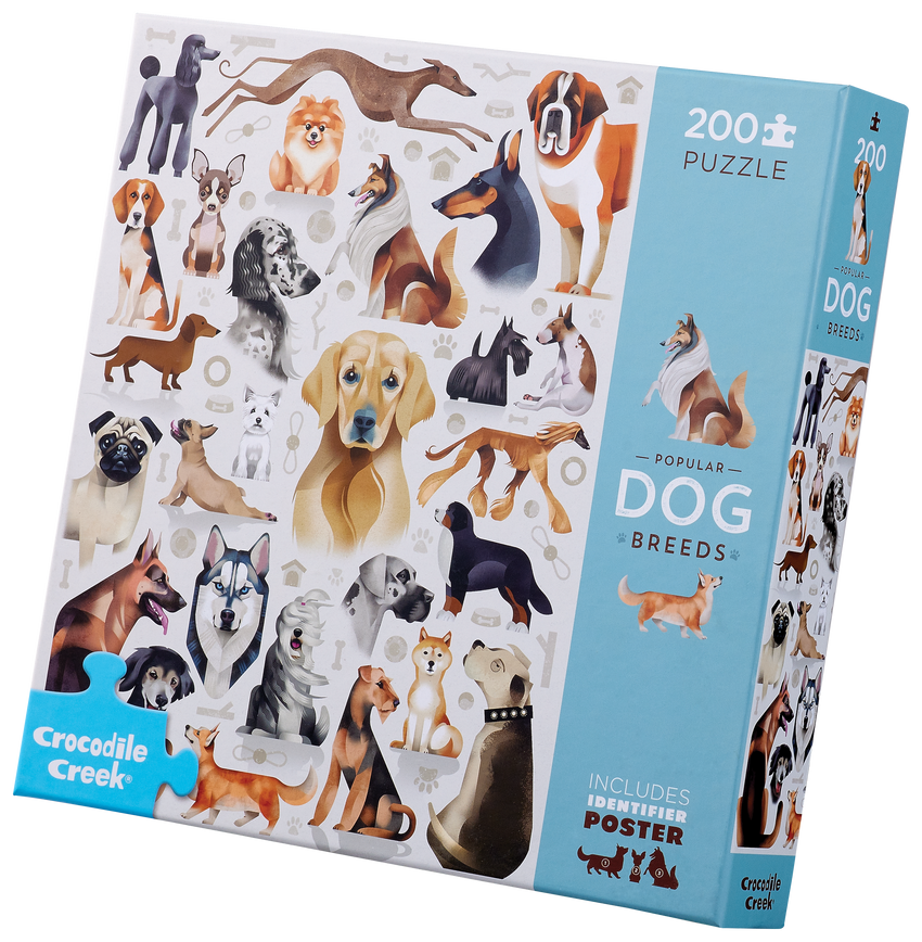 Crocodile Creek: Dog Breeds 200pc Puzzle
