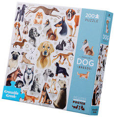 Crocodile Creek: Dog Breeds 200pc Puzzle