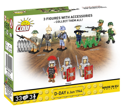 COBI - Construction Blocks, COBI D-Day 6 June 1944 Figures 33pc