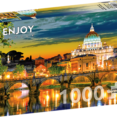 Jigsaw Puzzles, Enjoy Puzzle: Saint Peter's Basilica Vatican 1000pc Puzzle