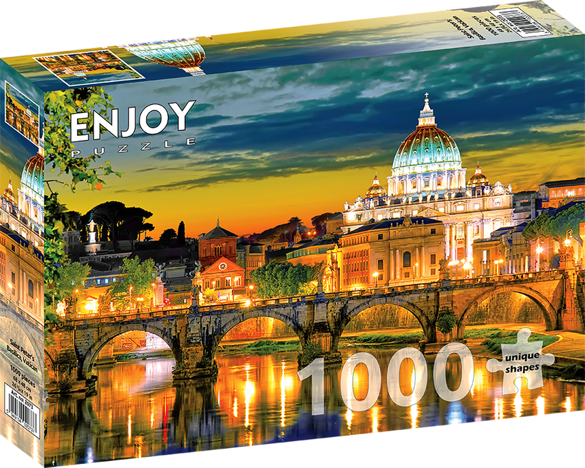 Enjoy Puzzle: Saint Peter's Basilica Vatican 1000pc Puzzle
