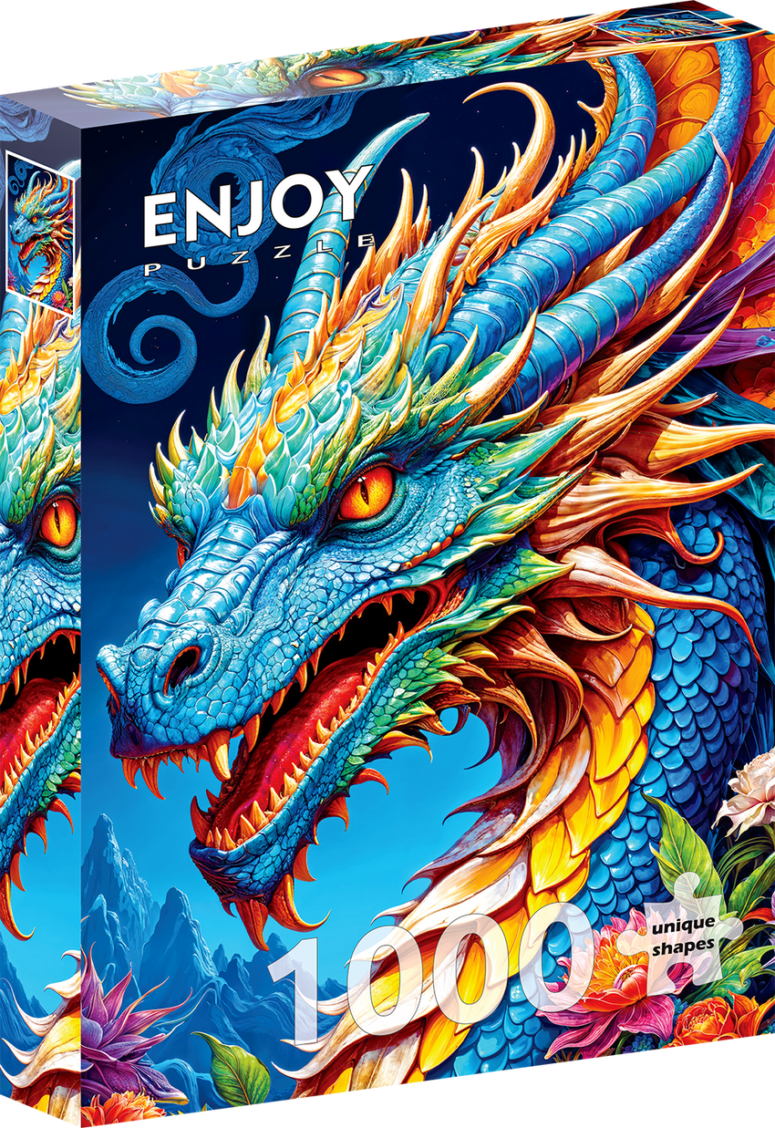 Enjoy Puzzle: Blue Dragon 1000pc Puzzle