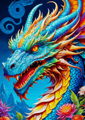 Enjoy Puzzle: Blue Dragon 1000pc Puzzle