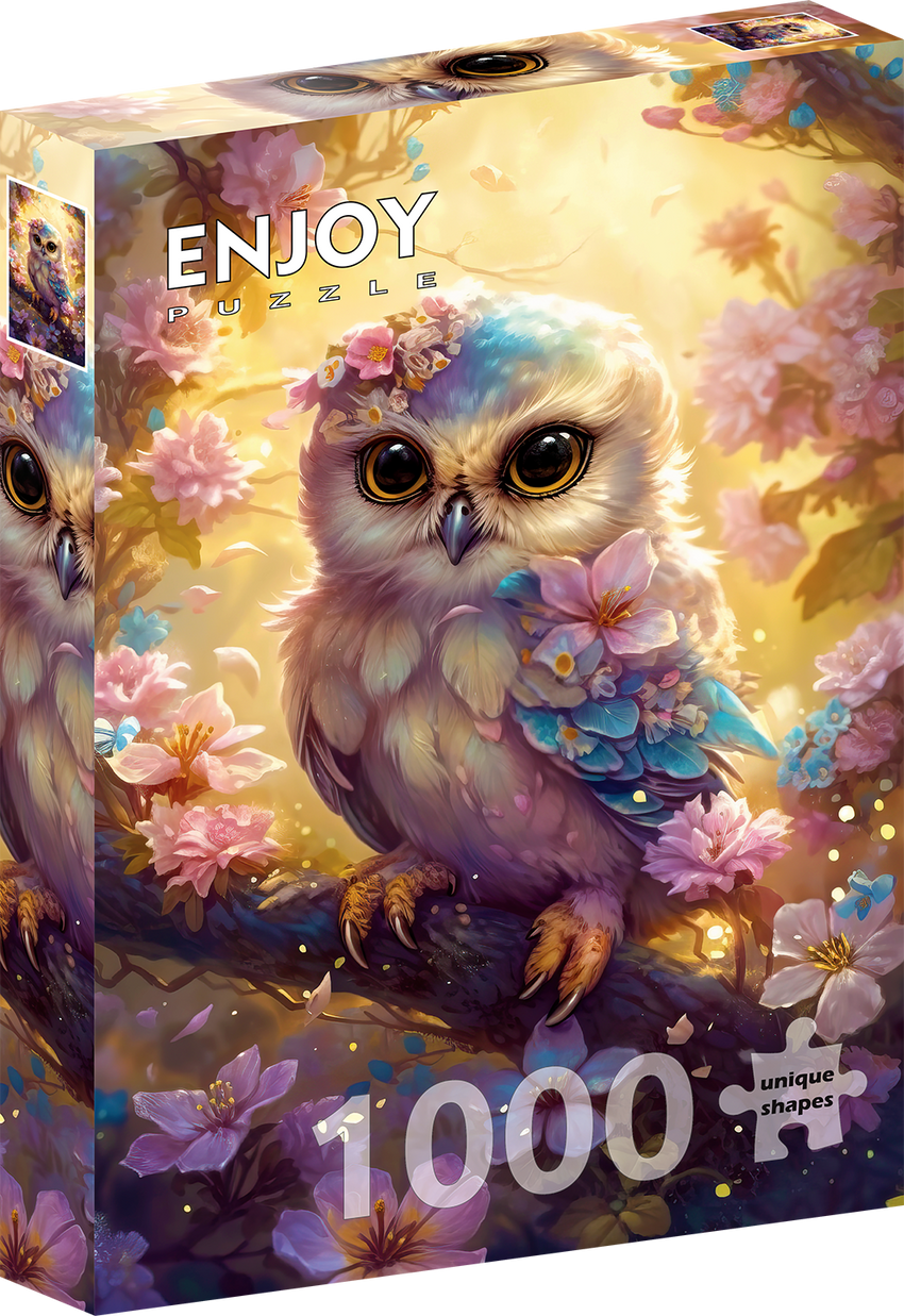 Enjoy Puzzle: Gentle Owl 1000pc Puzzle