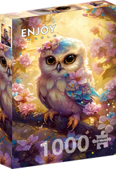 Enjoy Puzzle: Gentle Owl 1000pc Puzzle