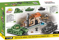 COBI Battle of Arras 1940 Matilda II vs. Panzer 38t 1015pc