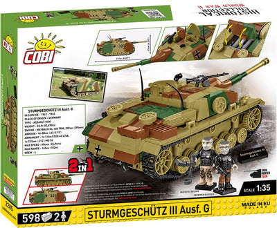 COBI - Construction Blocks, COBI Sturmgeschütz III Ausf. G Assault Gun Executive Edition 598pc