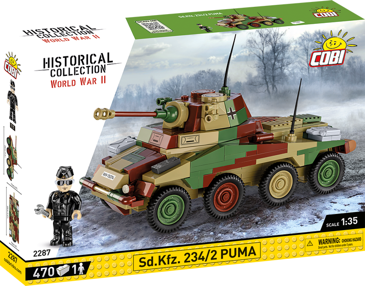 COBI Sd.Kfz. 234/2 PUMA Armored Vehicle 470pc