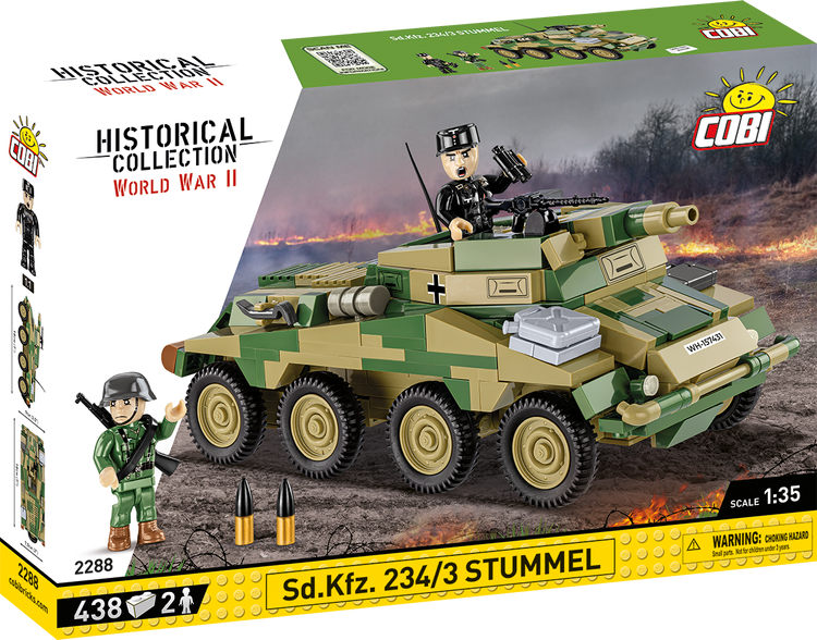 COBI Sd.Kfz. 234/3 Stummel Armored Vehicle 438pc