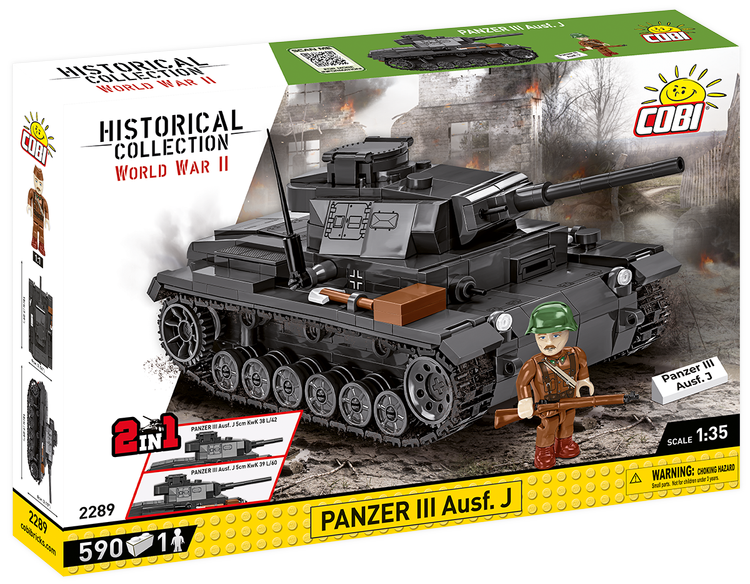 COBI Panzer III Ausf. J Tank 590pc