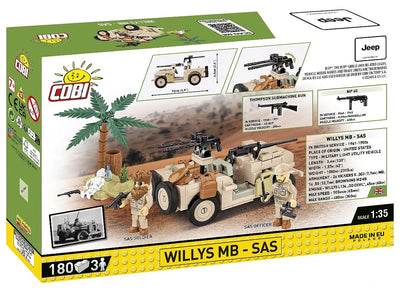 COBI - Construction Blocks, COBI JEEP Willys MB – SAS 180pc