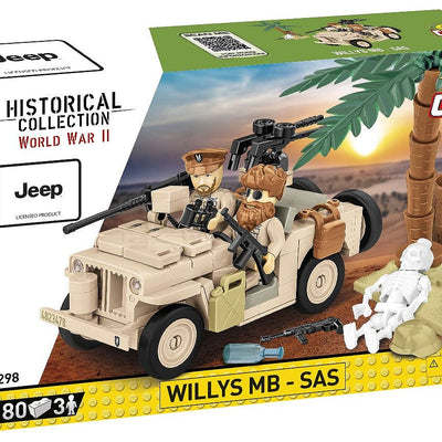 COBI - Construction Blocks, COBI JEEP Willys MB – SAS 180pc