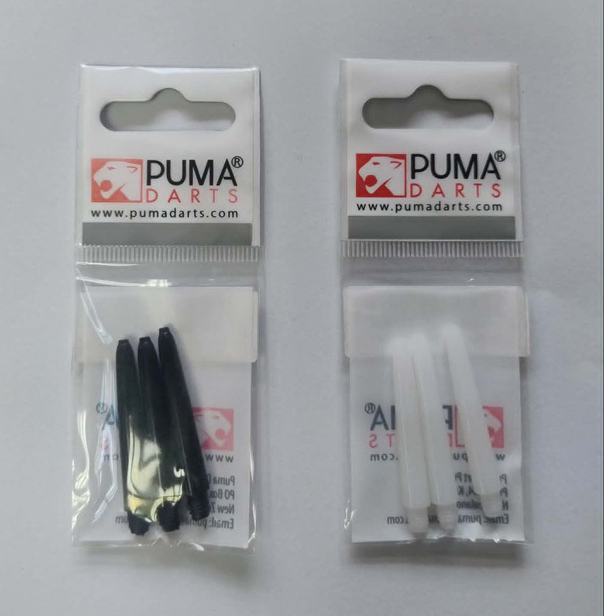 Puma Darts: Nylon 2BA Short Shafts 40mm 3 Pack