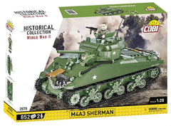 COBI M4A3 Sherman Tank 852pc