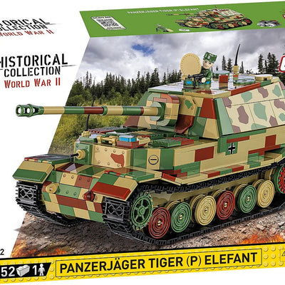 COBI - Construction Blocks, COBI PanzerJager Tiger P Elefant Tank Destroyer 1252pc