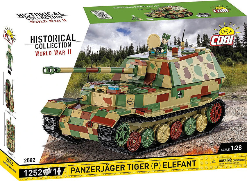 COBI PanzerJager Tiger P Elefant Tank Destroyer 1252pc