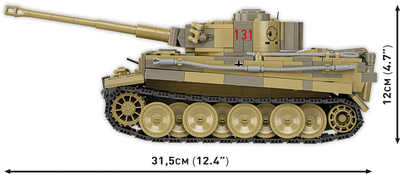 COBI - Construction Blocks, COBI Tank Museum Panzer Tiger VI No. 131 1275pc