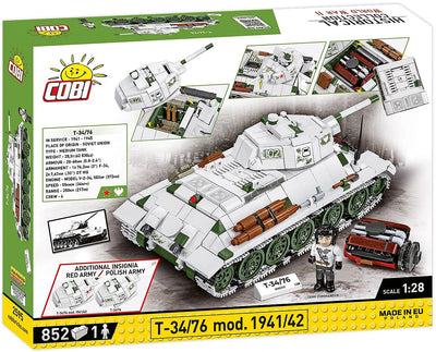 COBI - Construction Blocks, COBI T-34/76 mod. 1941/42 Tank 852pc