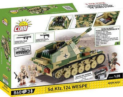 COBI - Construction Blocks, COBI SD.KFZ.124 Wespe Self-Propelled Gun Executive Edition 860pc