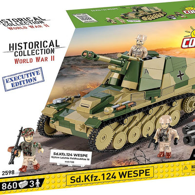 COBI - Construction Blocks, COBI SD.KFZ.124 Wespe Self-Propelled Gun Executive Edition 860pc